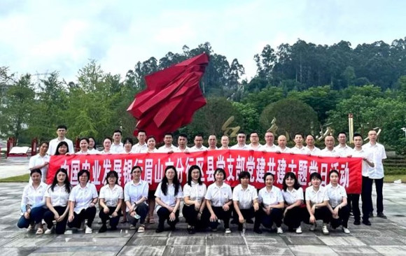 党建引领聚合力 结对共建谋发展——农发行眉山市各区县支行党支部联合开展主题党日活动.jpg