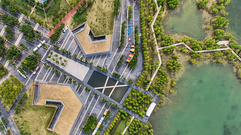 安徽淮南：采煤沉降区变身城市休闲绿廊