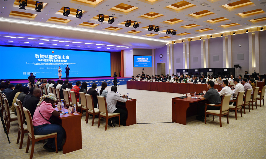 “数智赋能低碳未来—2025能源青年全球多维对话”活动会场 (金添摄）.jpg