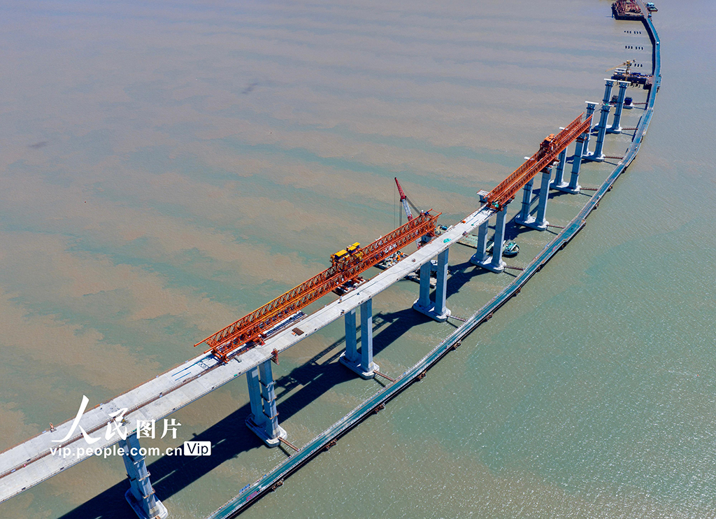 浙江舟山：六横公路大桥二期工程建设正酣【6】