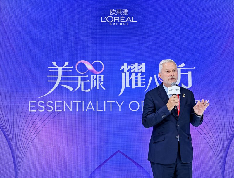 图3：欧莱雅北亚总裁及中国首席执行官博万尚致辞.jpg