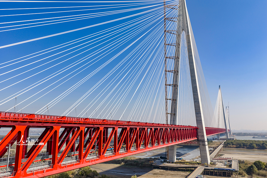 安徽当涂：“钢铁长虹”飞渡长江【2】