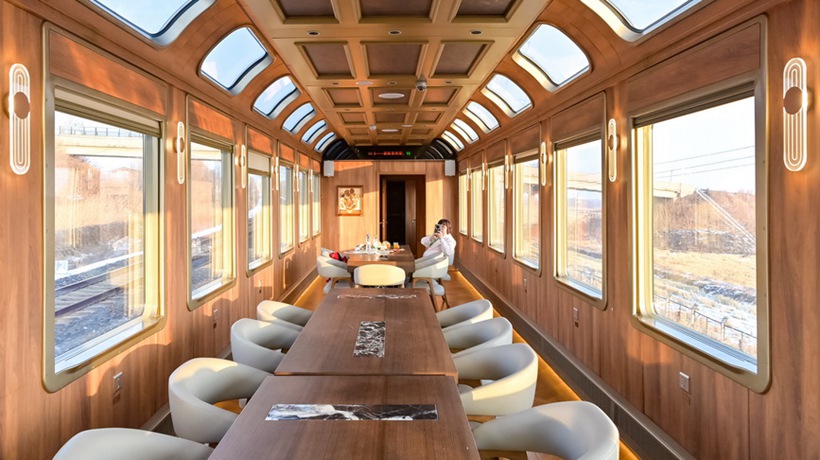 黑龙江：“伊春号”旅游专列试运行