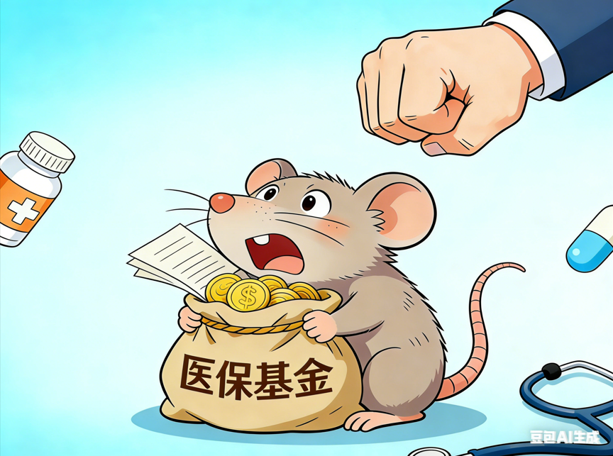 坚决打击蚕食医保基金的硕鼠