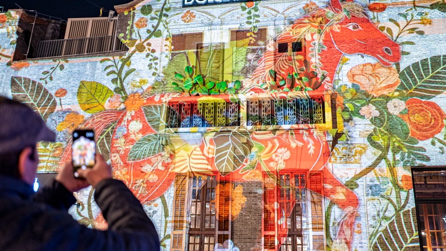 上海：光影盛宴迎新春