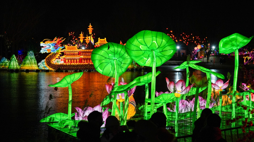 北京：2026圆明园新春灯会启幕