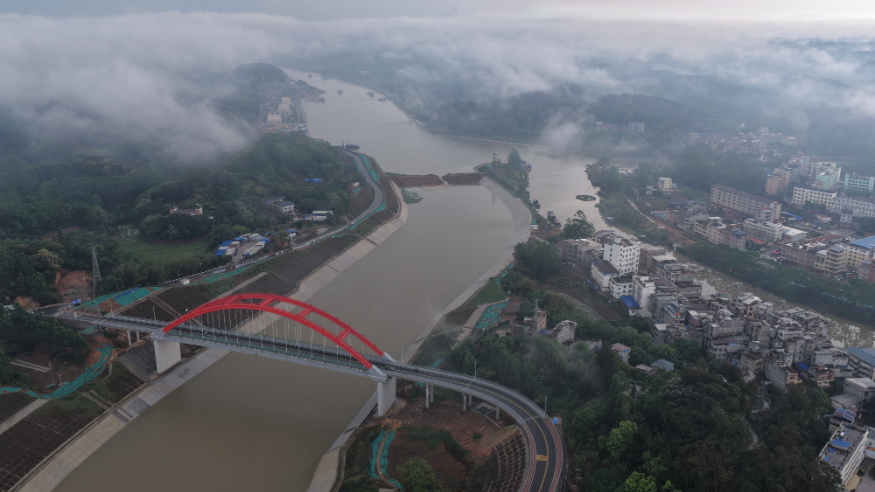 平陆运河建设正酣