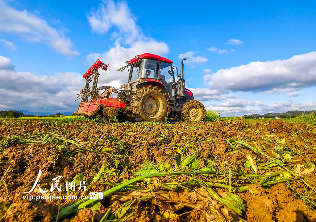 湖南道县：翻耕农田【4】