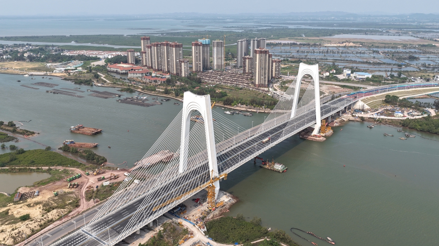 平陆运河全线桥梁工程即将收官