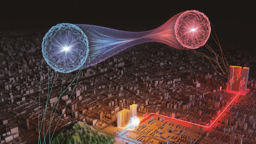 实现14.5公里远距离物质纠缠 中国科学家取得新突破