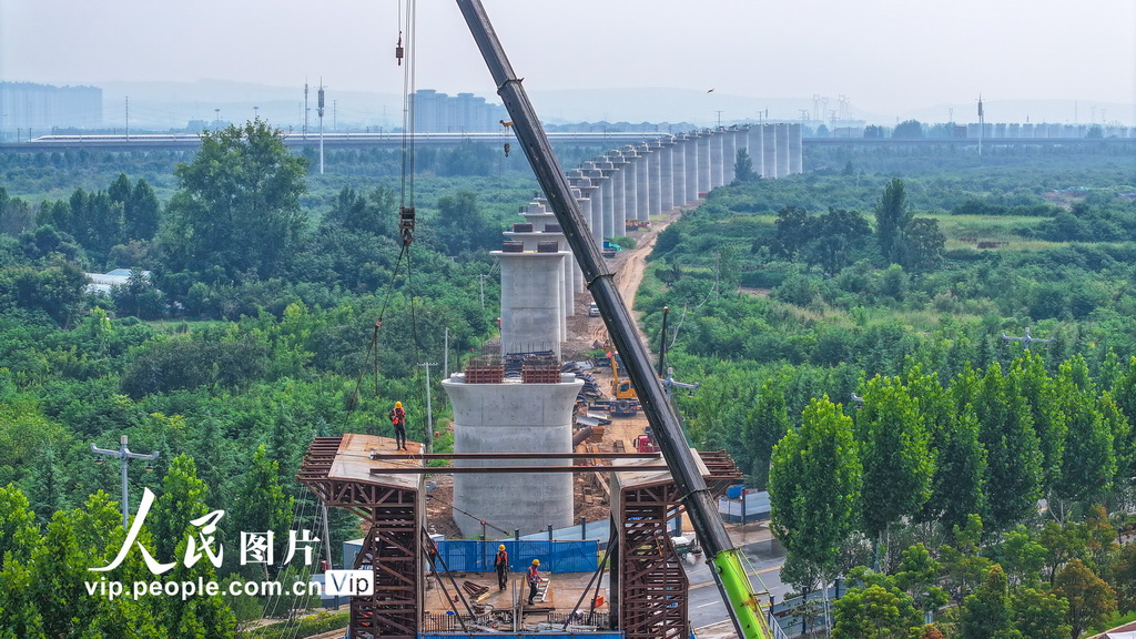 河南洛阳：呼南高铁焦济洛平段加快建设【4】