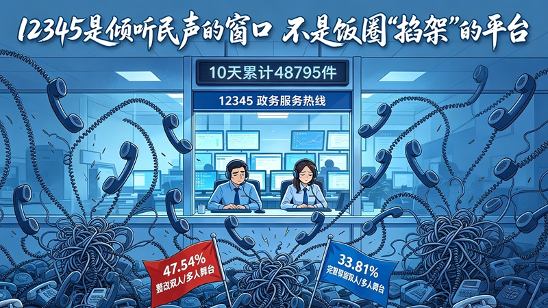 12345是倾听民声的窗口，不是饭圈“掐架”的平台