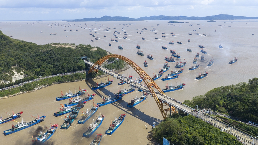 为期4个半月的伏季休渔期结束 渔民喜迎开渔