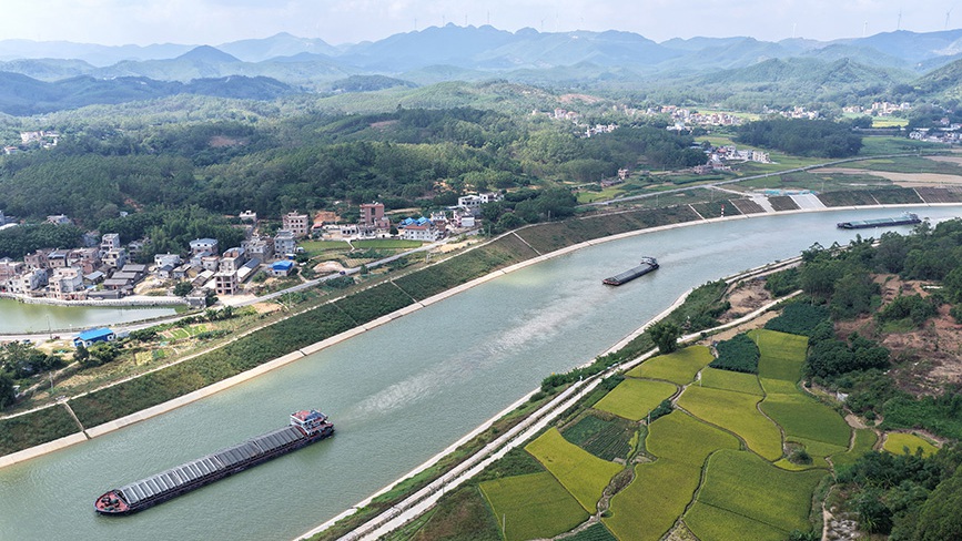 平陆运河过货量稳步攀升